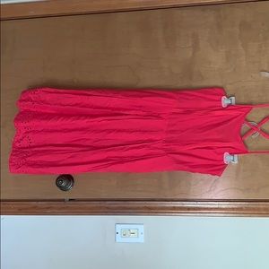 SO Short red summer dress